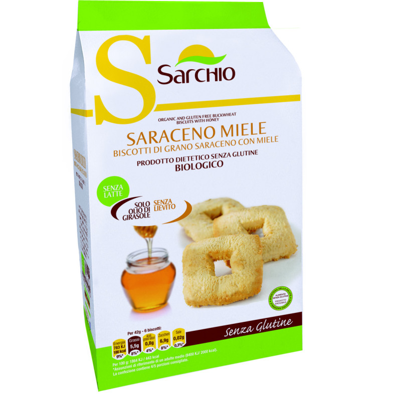 GALLETAS DE TRIGO SARRACENO CON MIEL BOLSA 200g